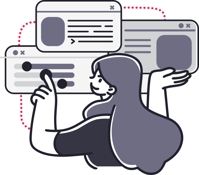 women organizing tasks